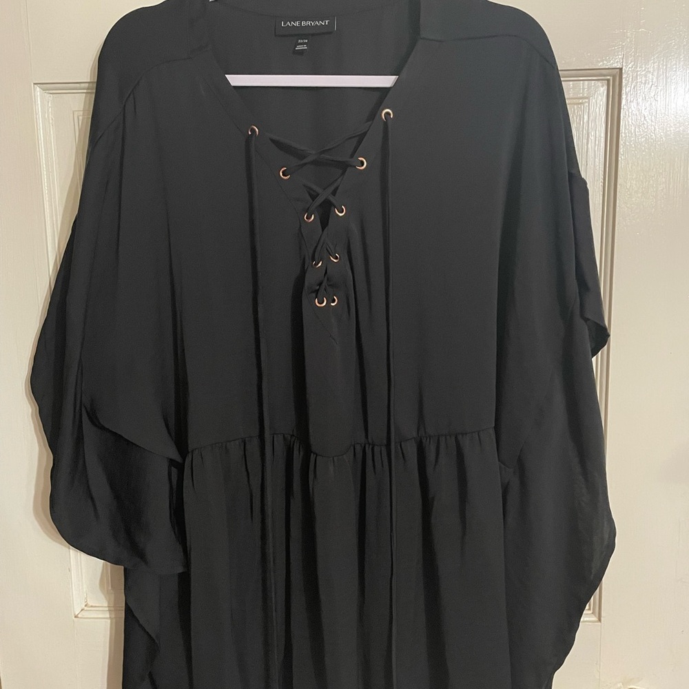 Blac tunic with rose gold details